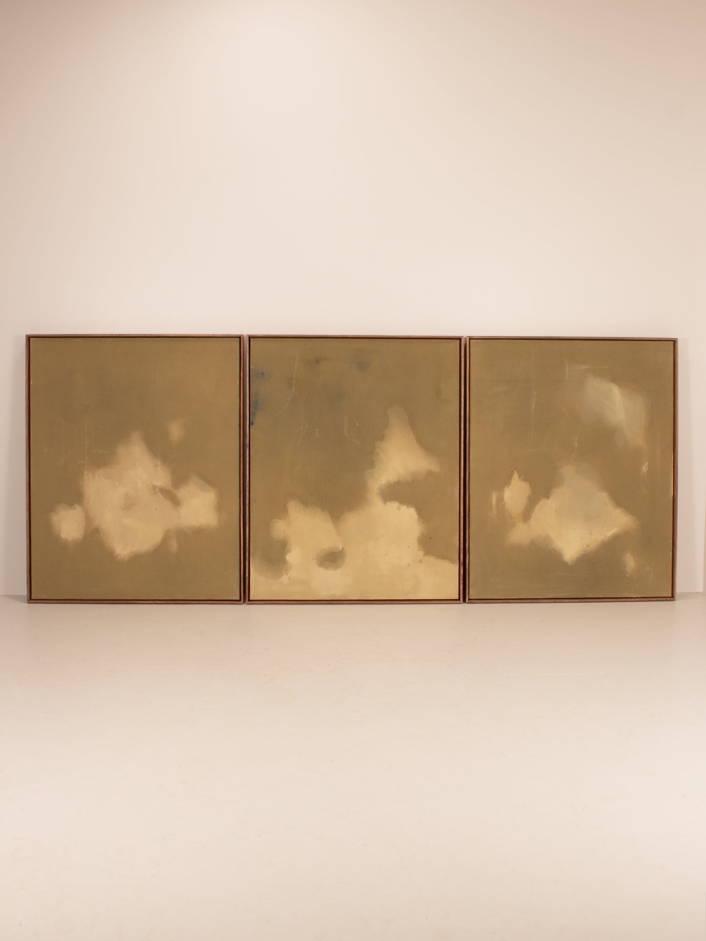 3 piece medium modern abstract oil paintings, South Africa