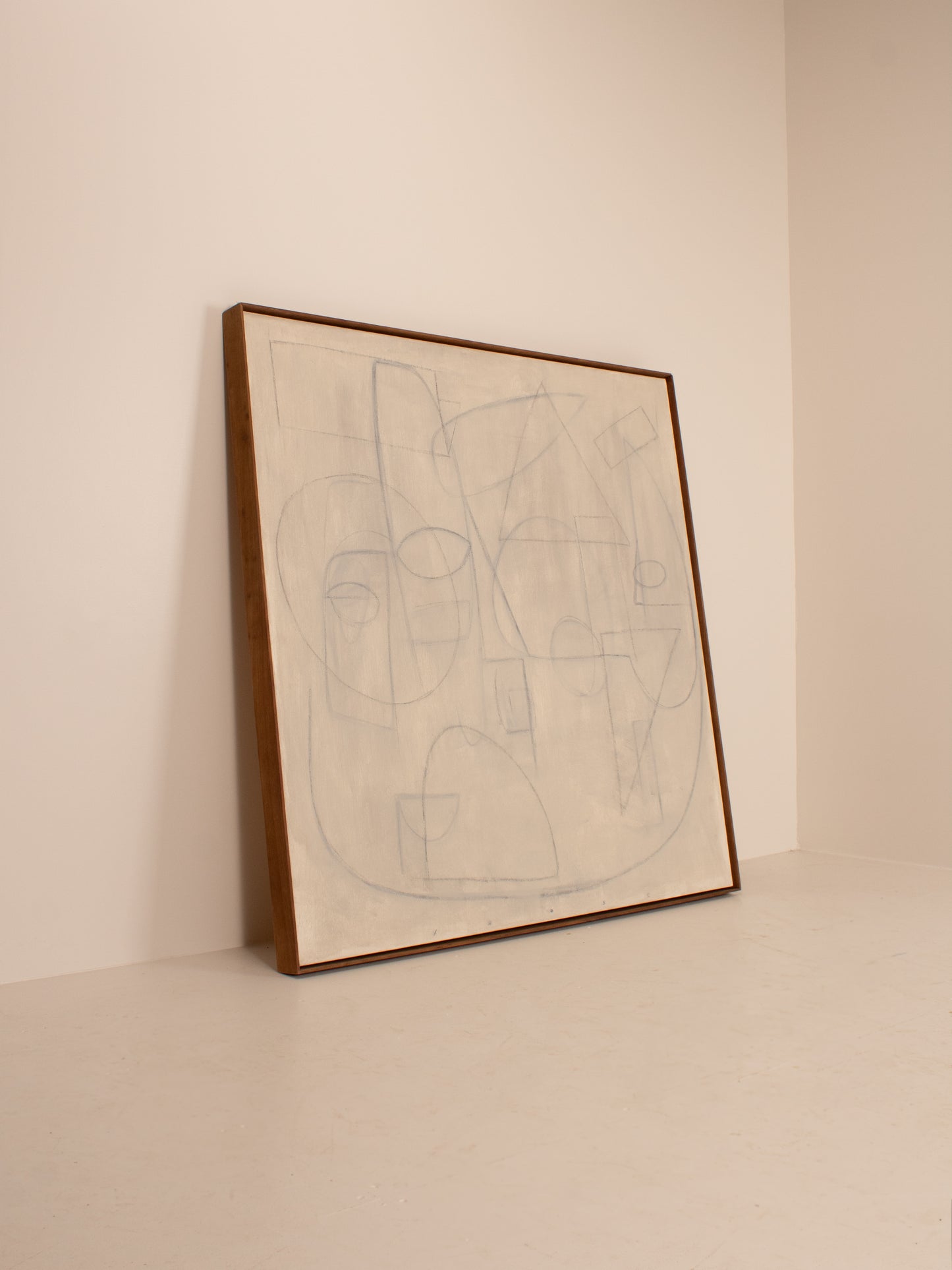 LARGE MODERN ABSTRACT ART OIL PAINTING, SOUTH AFRICA