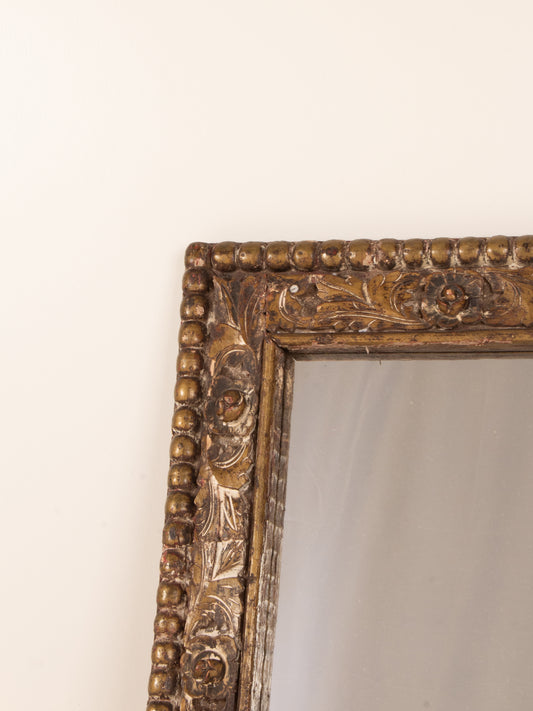 carved and moulded vintage mirror