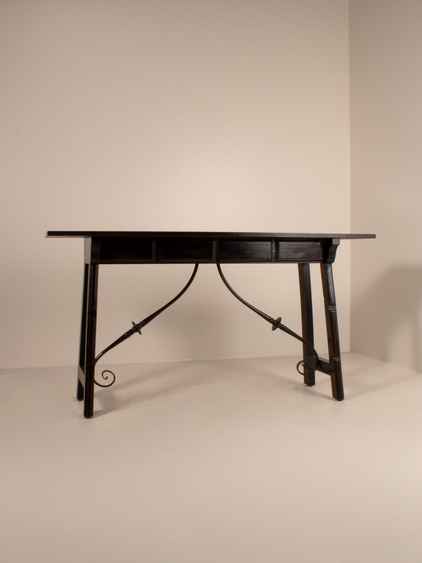 SPANISH EBONISED TABLE