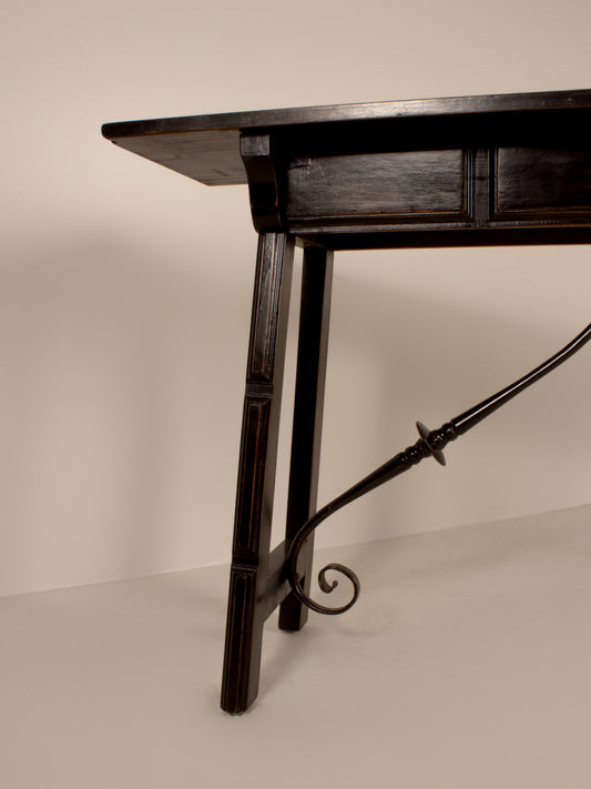 SPANISH EBONISED TABLE