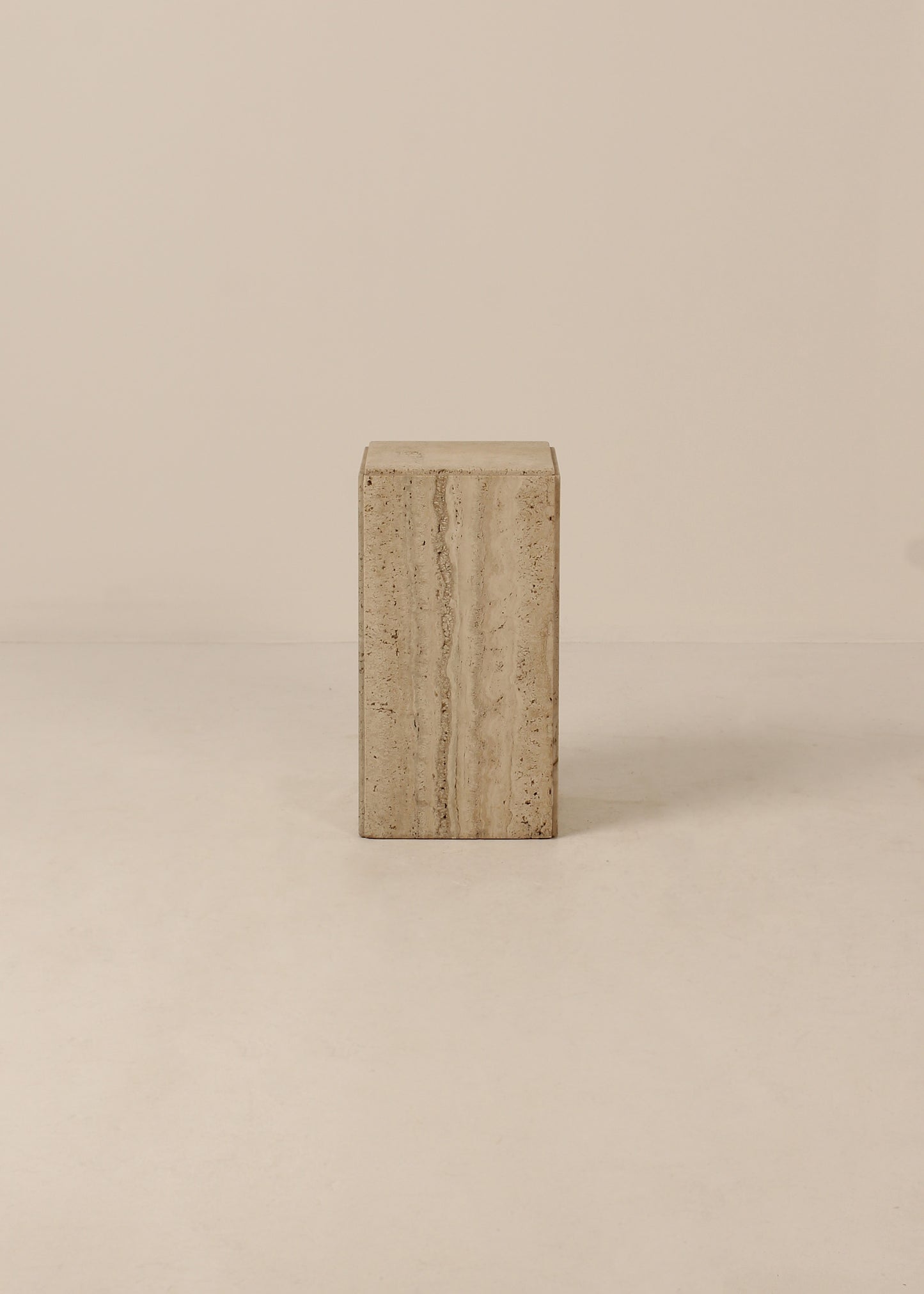 Travertine side table, Belgium
