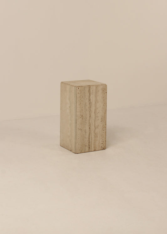 Travertine side table, Belgium