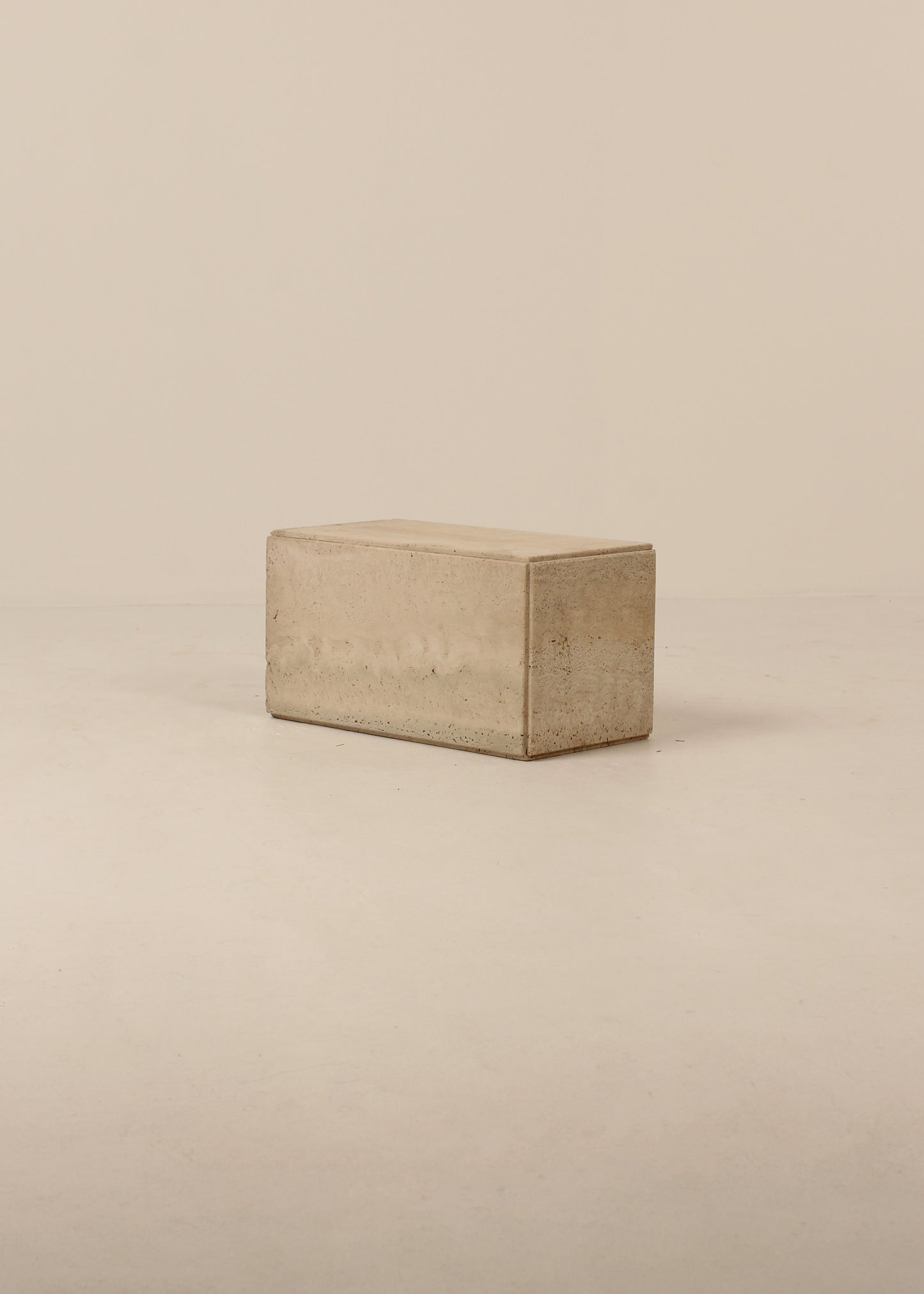 Travertine side table, Belgium