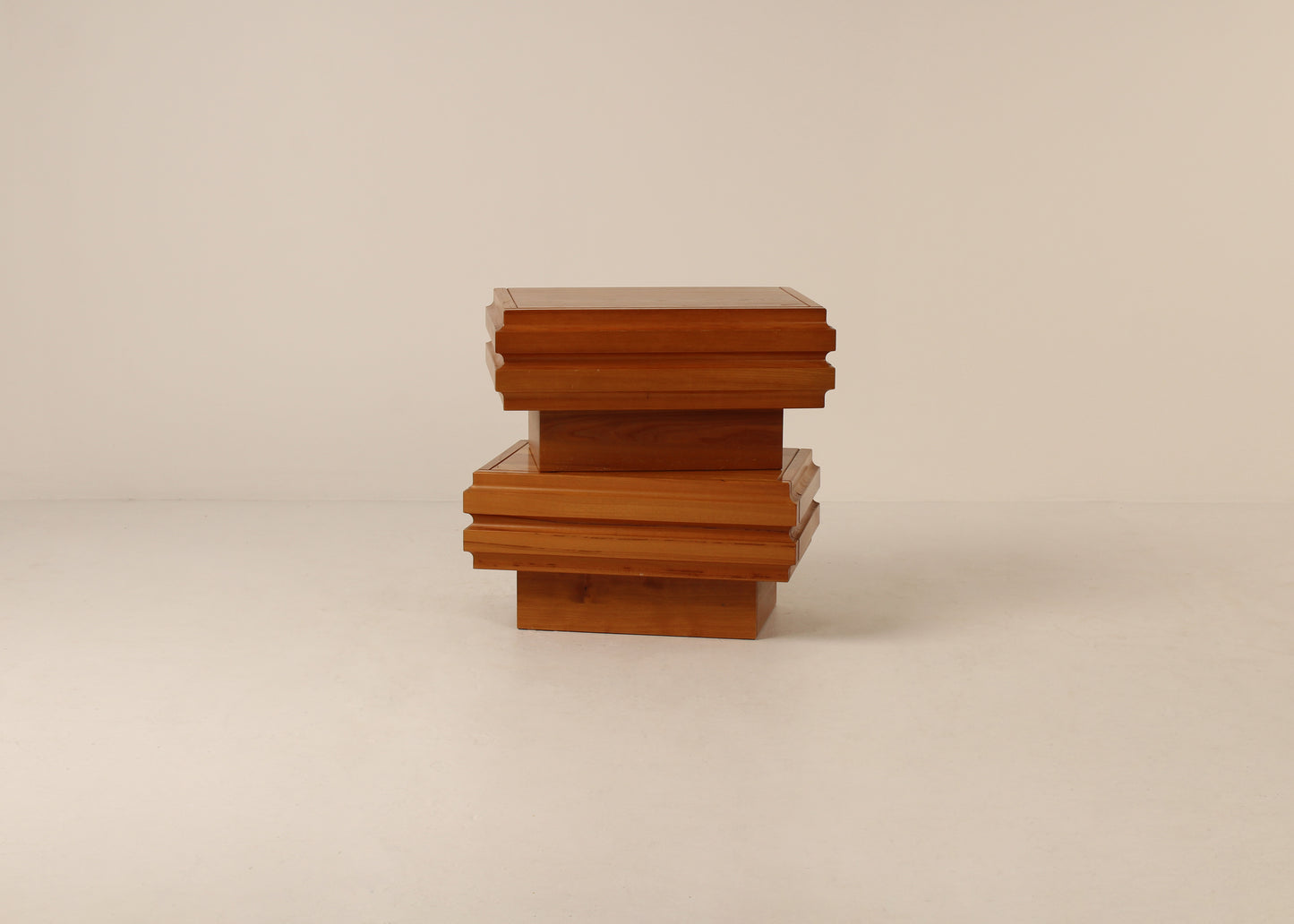 Vintage Maison Regain sofa end tables, rare model