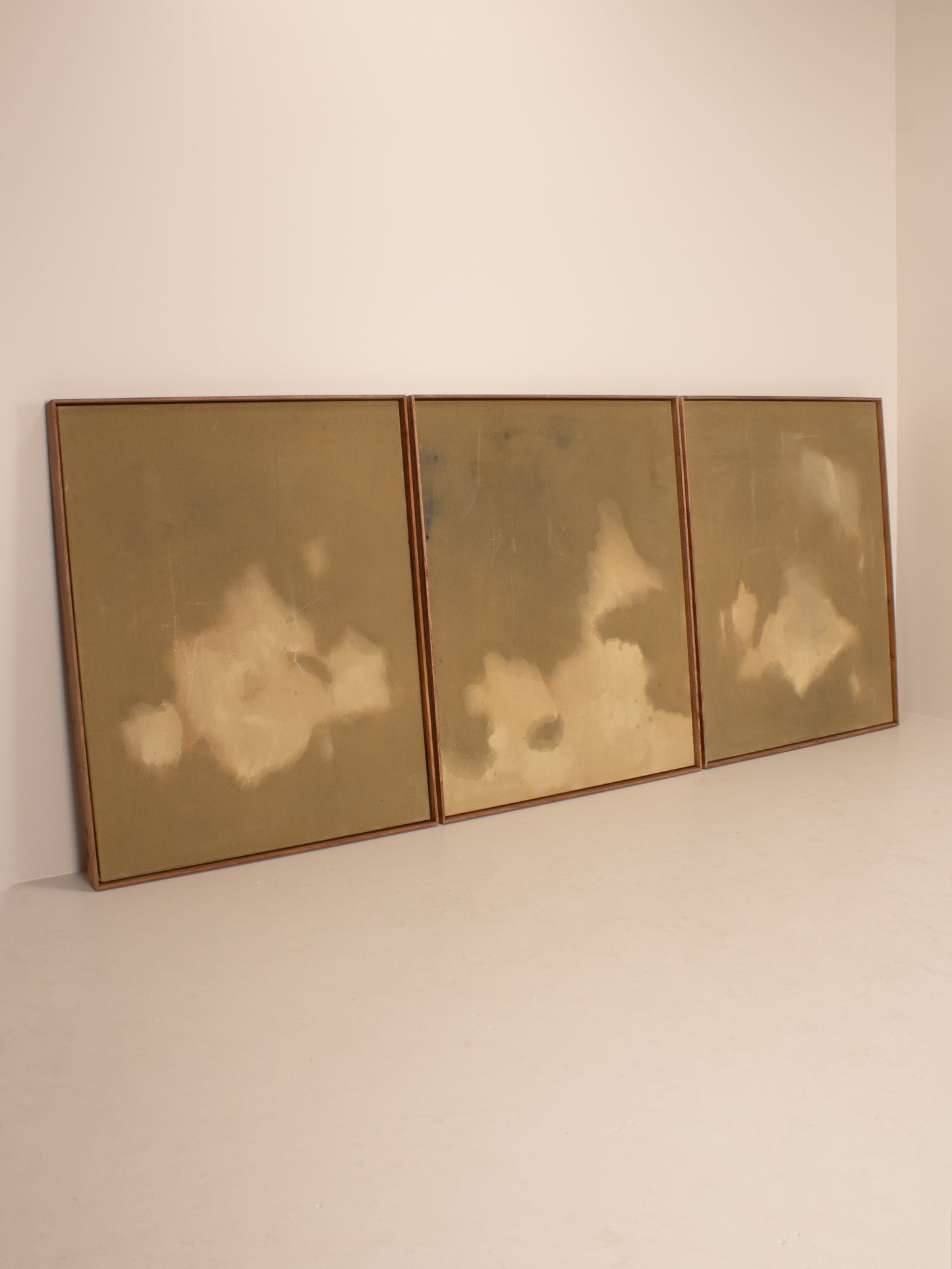 3 piece medium modern abstract oil paintings, South Africa