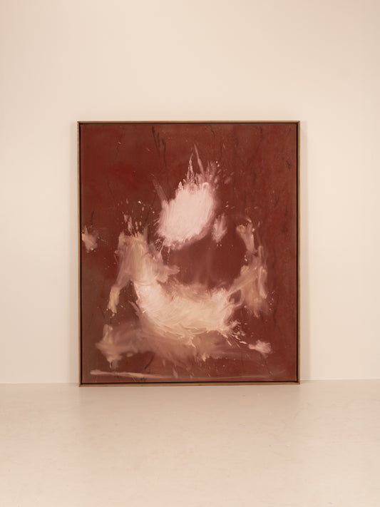 LARGE MODERN ABSTRACT ART OIL PAINTING, SOUTH AFRICA