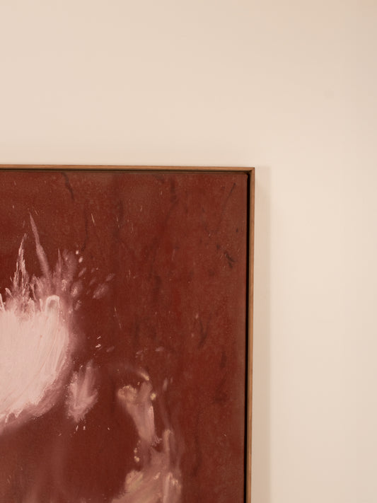 LARGE MODERN ABSTRACT ART OIL PAINTING, SOUTH AFRICA