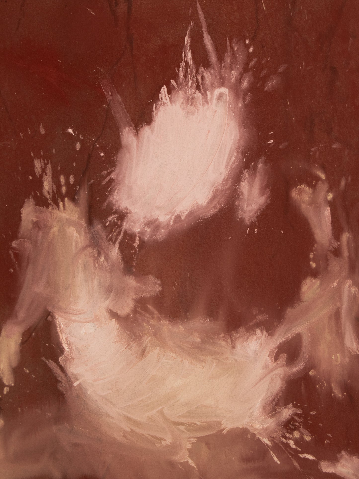 LARGE MODERN ABSTRACT ART OIL PAINTING, SOUTH AFRICA