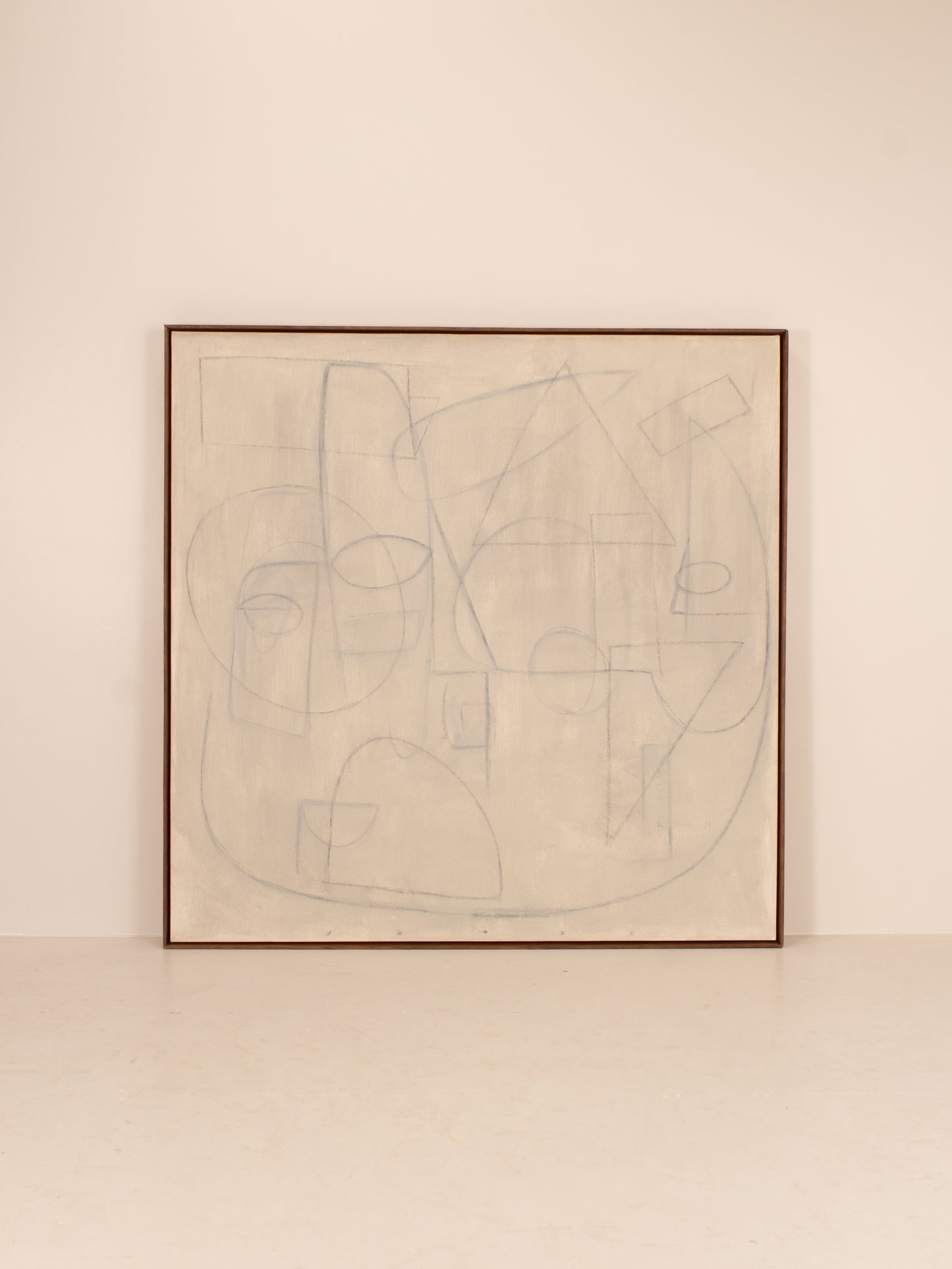 LARGE MODERN ABSTRACT ART OIL PAINTING, SOUTH AFRICA