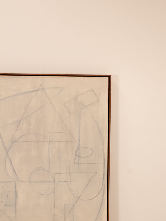 LARGE MODERN ABSTRACT ART OIL PAINTING, SOUTH AFRICA