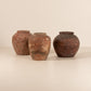 Set of three Asian water pots