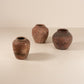 Set of three Asian water pots