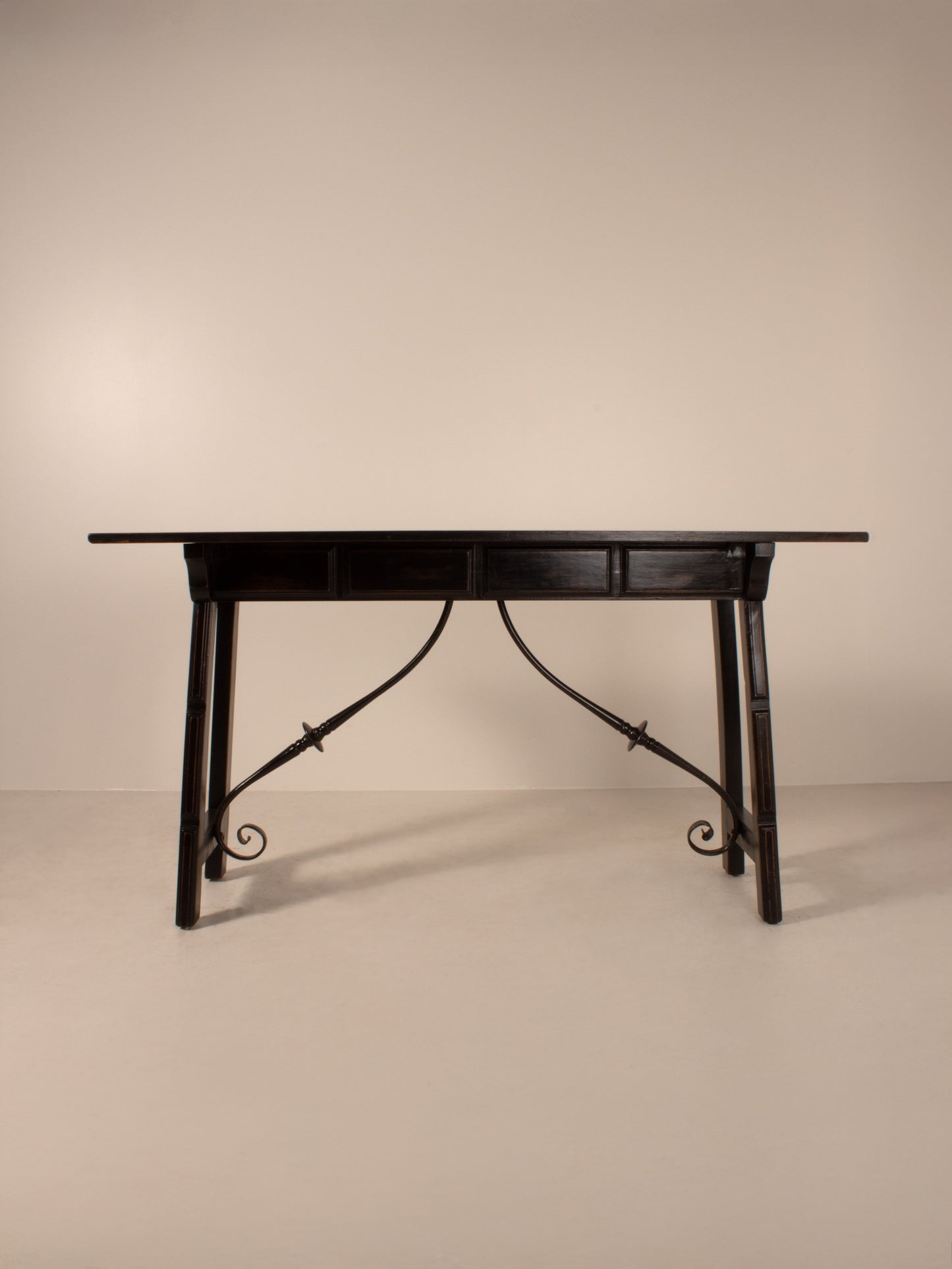 SPANISH EBONISED TABLE