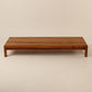 Large slatted mid century coffee table, day bed, belgium