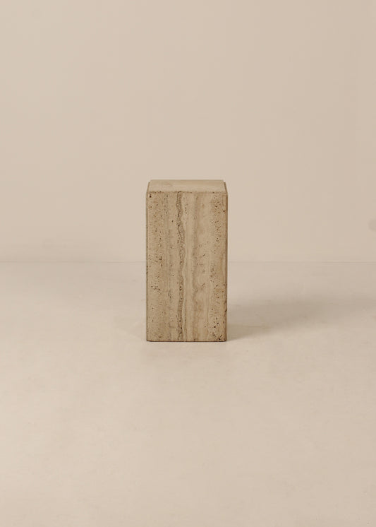 Travertine side table, Belgium