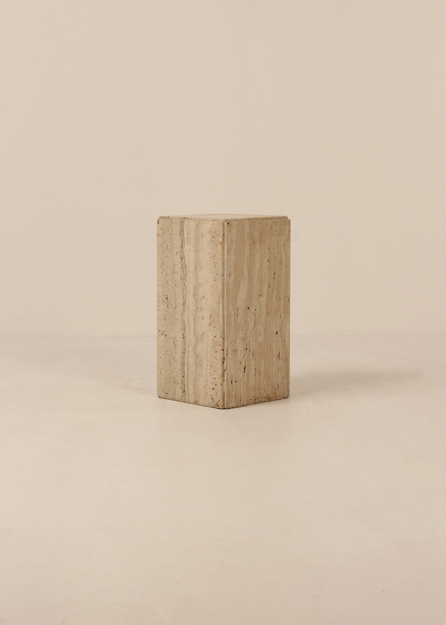 Travertine side table, Belgium
