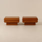 Vintage  Maison Regain sofa end tables, rare model
