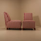 Pair of vintage french side chairs, deco in style , France